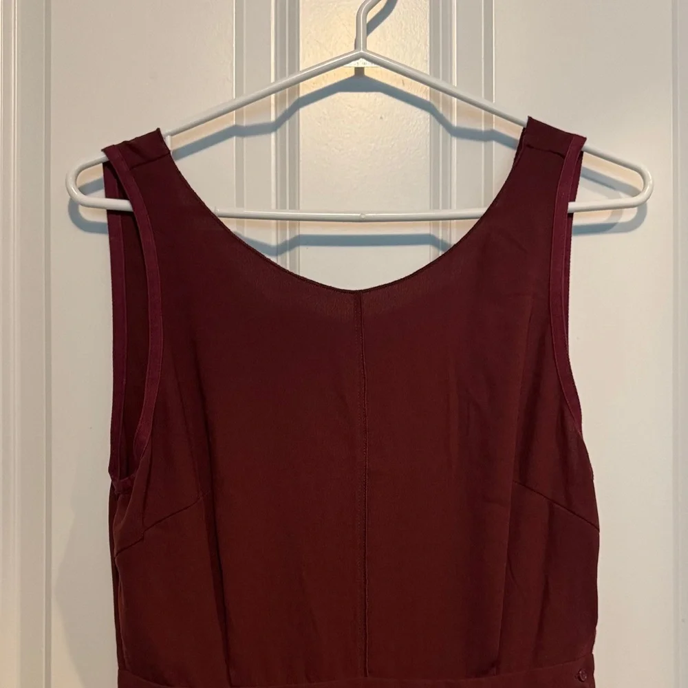 Wilfred Deep Red Mini Dress - Picture 3 of 7